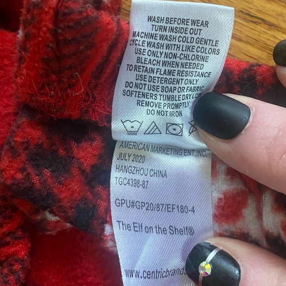 Elf On The Shelf 2 Piece Christmas Pajama Set Size Kids Small | Boys Pajamas - Picture 14 of 15